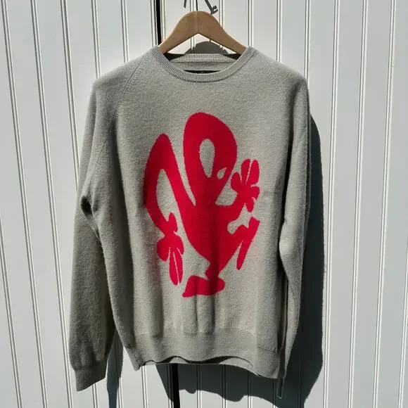 Frenckenberger x Richie Hawtin Plastikman Boyfriend Sweater Sz XS 100% Cashmere - Picture 4 of 16